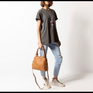 Status Anxiety Last Mountains Leather Handbag